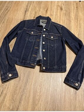 NWOT Polo Jeans Co by Ralph Lauren Dark Blue Denim Jean Jacket